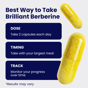 AgeImmune Berbérine 1000mg capsules ouvertes montrant la taille