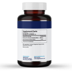 AgeImmune Berbérine 1000mg capsules sur fond blanc