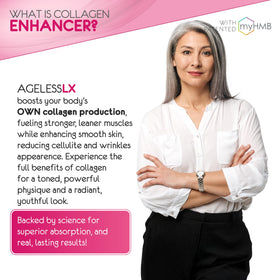 AgelessLX Complément Alimentaire en Poudre Fraise Citron ingrédients