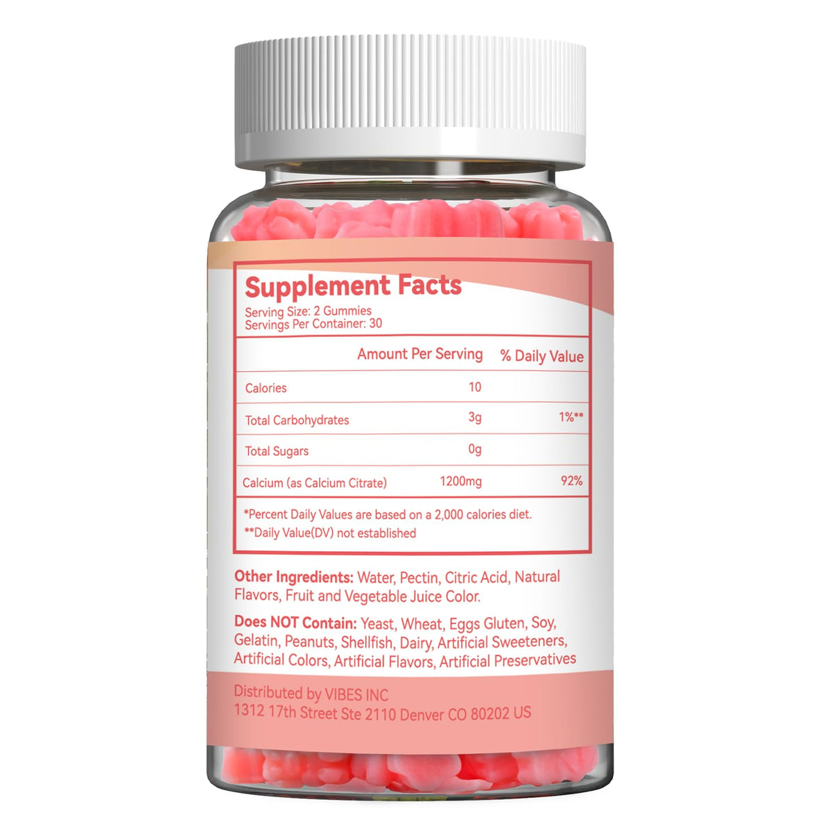 Agumoon Bonbons au Calcium Citrate 1200mg affichés en extérieur
