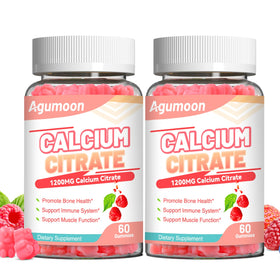 Agumoon Bonbons au Calcium Citrate 1200mg devant une boîte