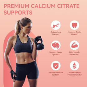 Agumoon Bonbons au Calcium Citrate 1200mg sur une table