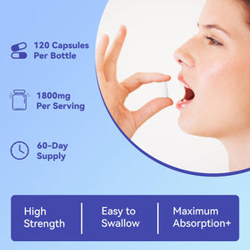 Agumoon Complément Alimentaire Magnésium capsules avec vitamine D3 et K2