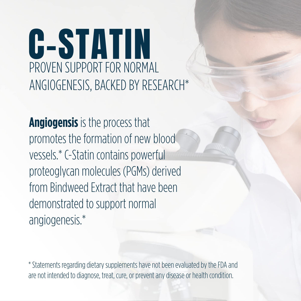 Aidan Products C-Statin capsules sur une surface en bois