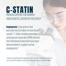 Aidan Products C-Statin capsules sur une surface en bois