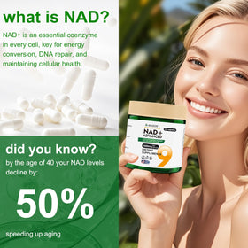 AIKEEDE Compléments Alimentaires NAD+ Liposomal 1400mg capsules