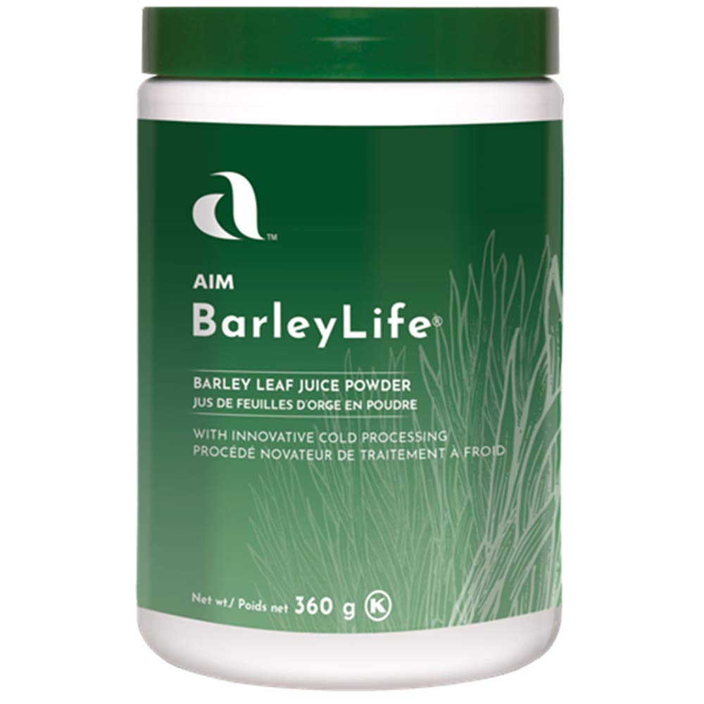 AIM BarleyLife Poudre d'Herbe d'Orge 360g vue avant
