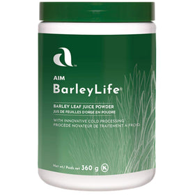 AIM BarleyLife Poudre d'Herbe d'Orge 360g vue avant