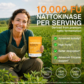 AIQIUSHA Nattokinase 10 000 FU gélules molles avec ingrédients botaniques