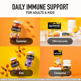 Airborne Complément Alimentaire 1000mg Vitamine C, ingrédients