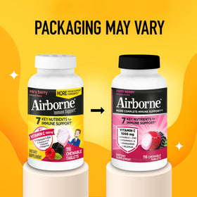 Airborne Comprimés à Mâcher Very Berry 116 unités, ingrédients