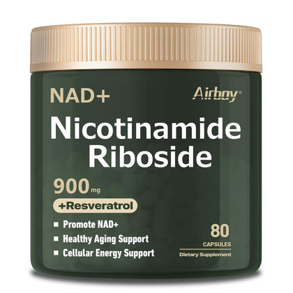 Airboy complément NAD+ 900 mg vue avant avec emballage