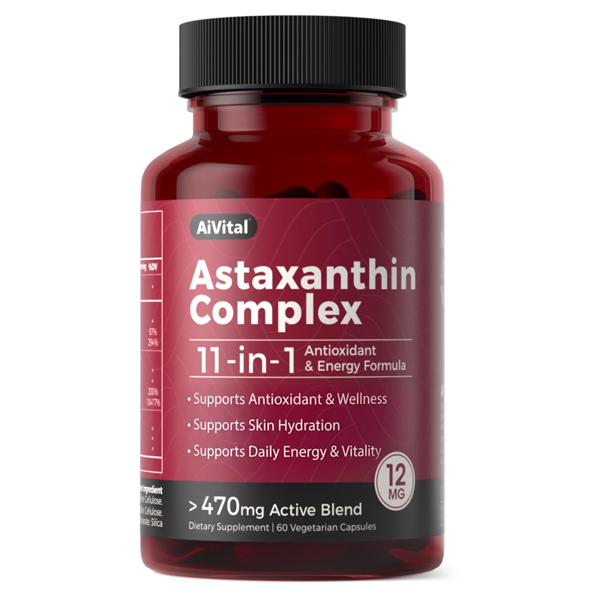 AiVital Astaxanthin 12mg boîte vue de face