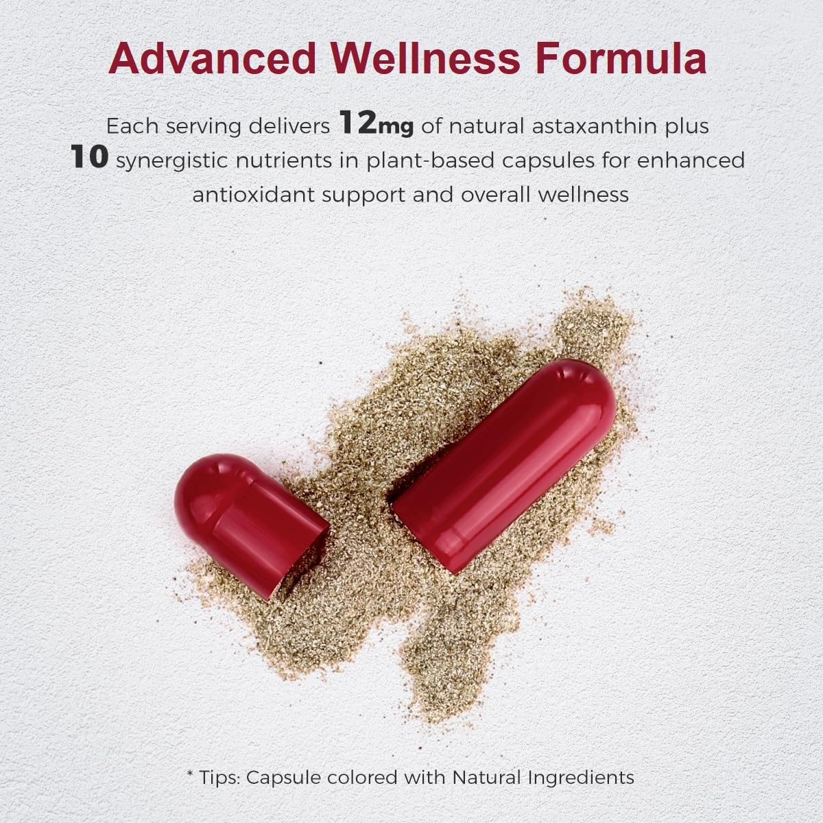 AiVital Astaxanthin 12mg côté de la boîte