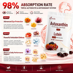 Aiwevon Astaxanthine 12mg Luthéine 40mg en situation de vie quotidienne
