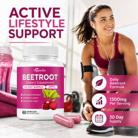 Aiwevon Capsules de Betterave Bio, format pratique