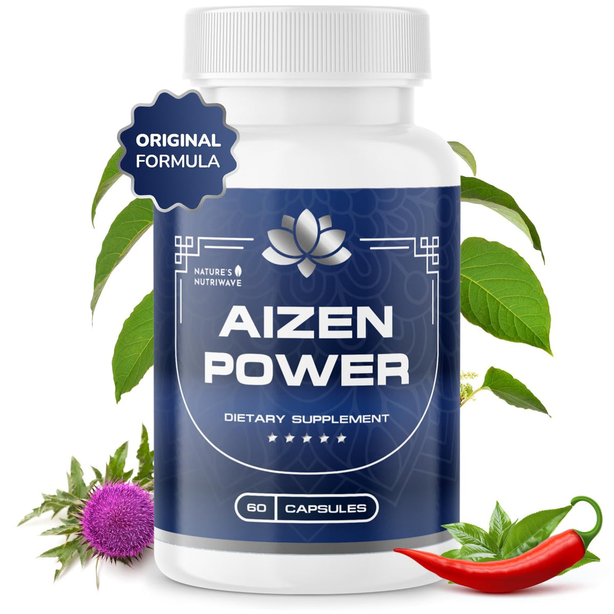 AizenPower 60 Capsules vue de face avec emballage