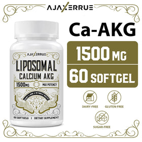 AJAXERRUE Calcium AKG 1500 MG gélules ouvertes