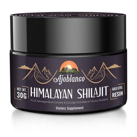 Ajoblanco Résine de Shilajit Himalayen 600mg vue de face