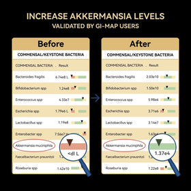Akkermansia Probiotique Inner Brightness avec informations nutritionnelles
