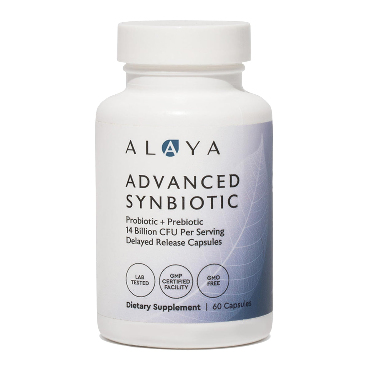 Alaya Naturals Advanced Synbiotic 60 capsules vue avant