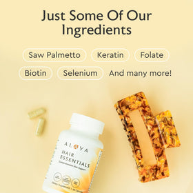 Alaya Naturals Hair Essentials 30 jours, vue arrière de l'emballage