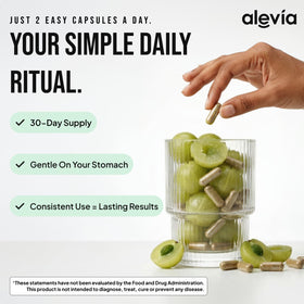Alevia Amla Extrait 1000mg – Capsules dans un bol
