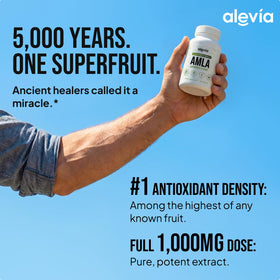 Alevia Amla Extrait 1000mg – Capsules en gros plan