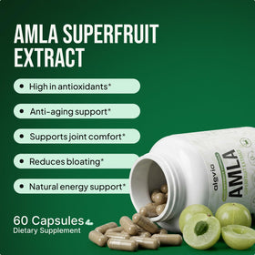 Alevia Amla Extrait 1000mg, vue arrière de l'emballage