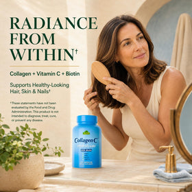 ALFA VITAMINS Collagène Hydrolysé 120 Capsules, prise avec un verre d'eau
