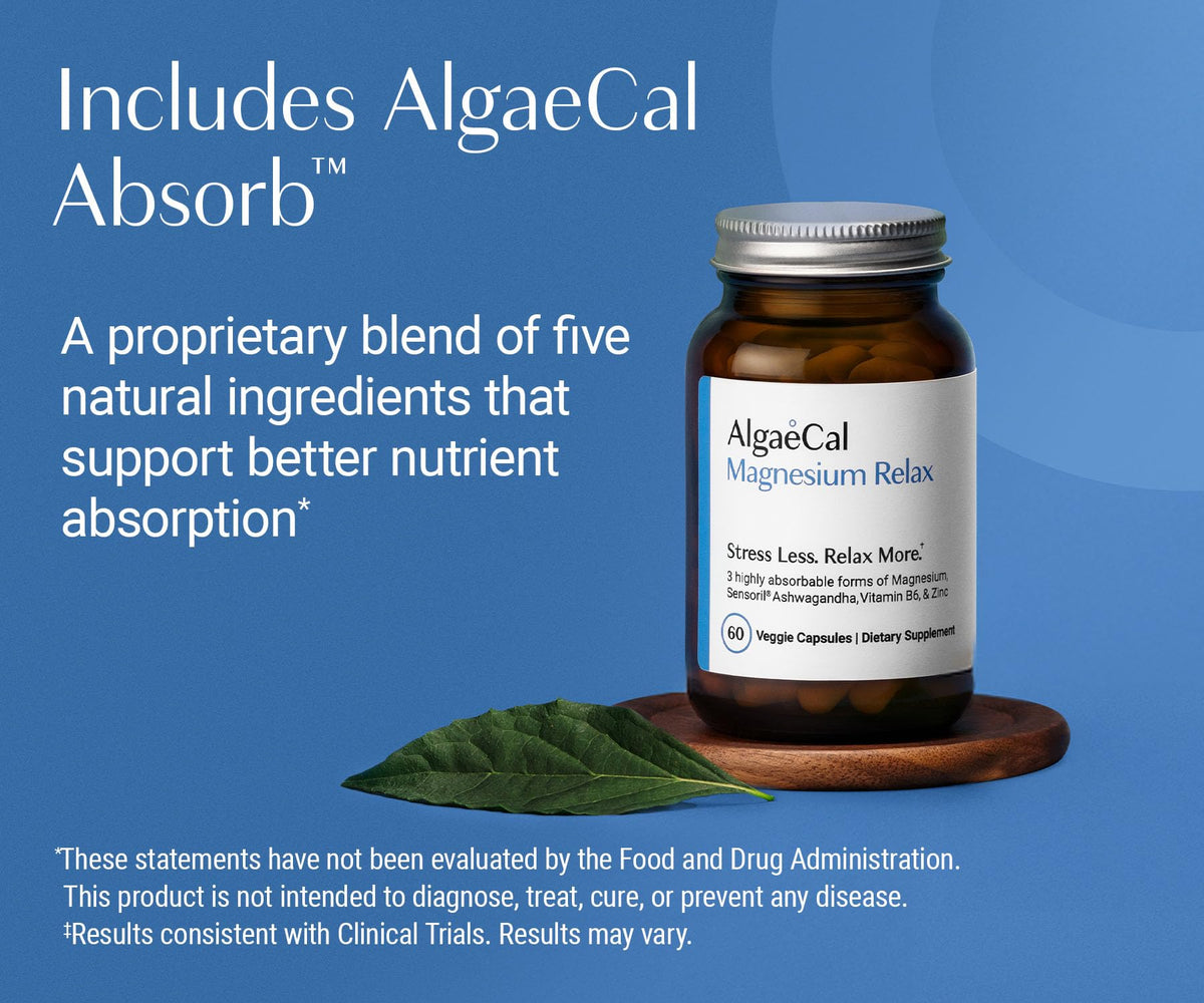 ALGAECAL Complément Alimentaire Magnésium 60 Capsules ouverte
