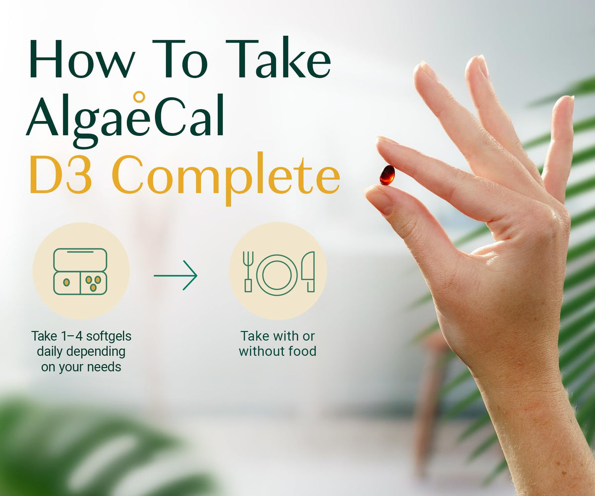ALGAECAL D3 Complete gélules sur une table