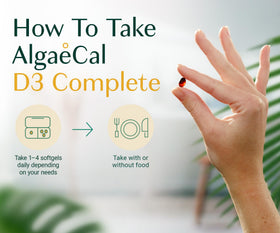 ALGAECAL D3 Complete gélules sur une table