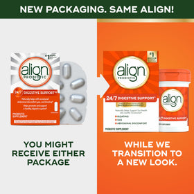 Align Complément Alimentaire Probiotique 30 Capsules - vue de derrière