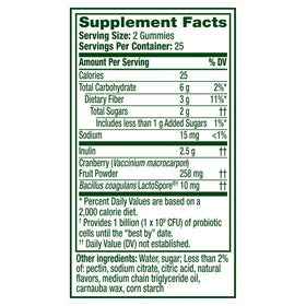Align Gummies Probiotiques Femme gummies avec des canneberges