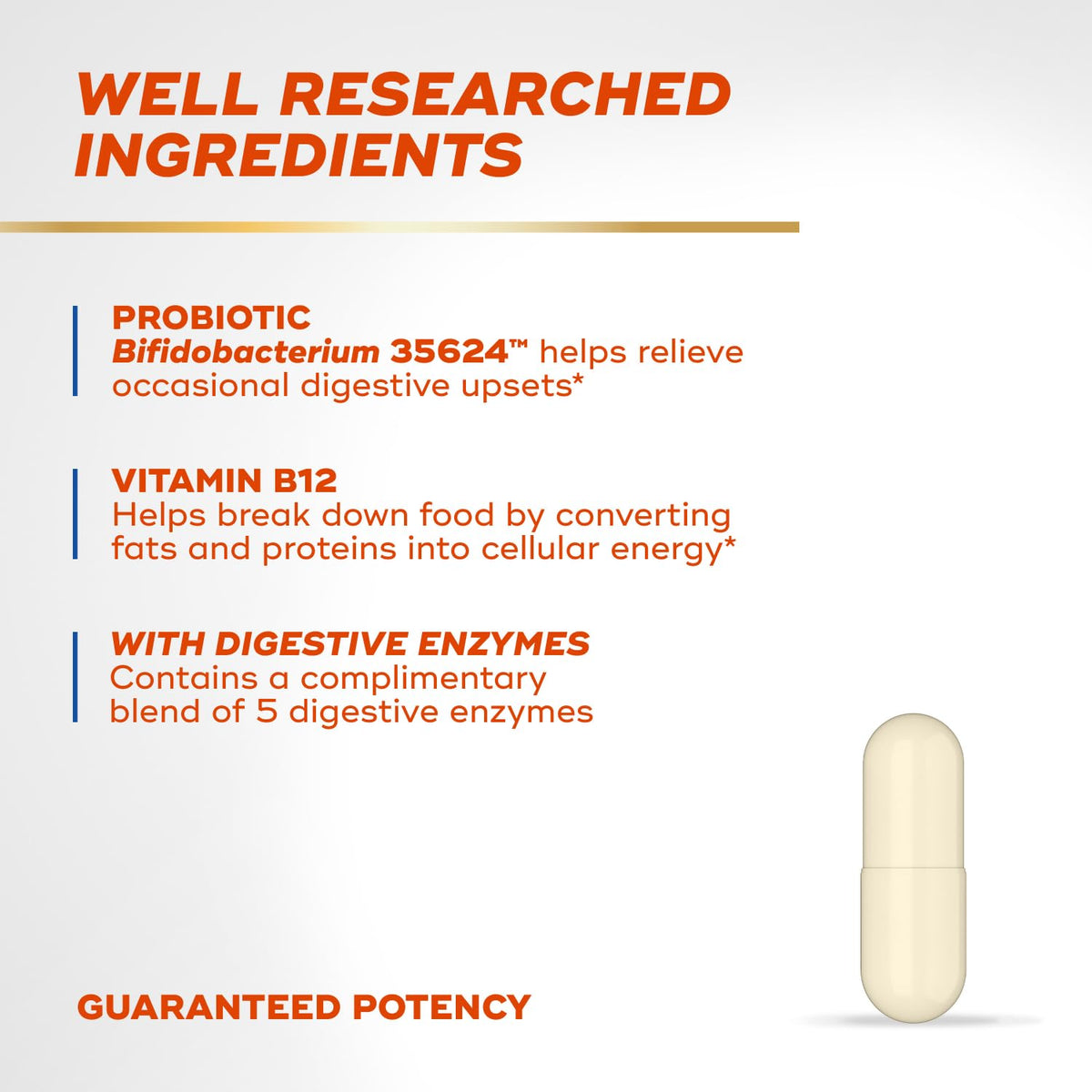 Align Probiotic 28 Capsules avec étiquette