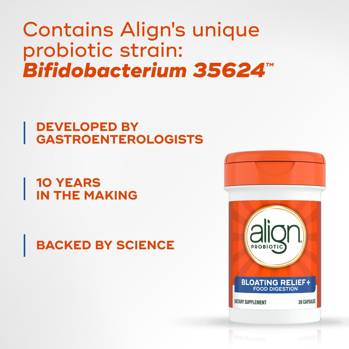 Align Probiotic 28 Capsules en main