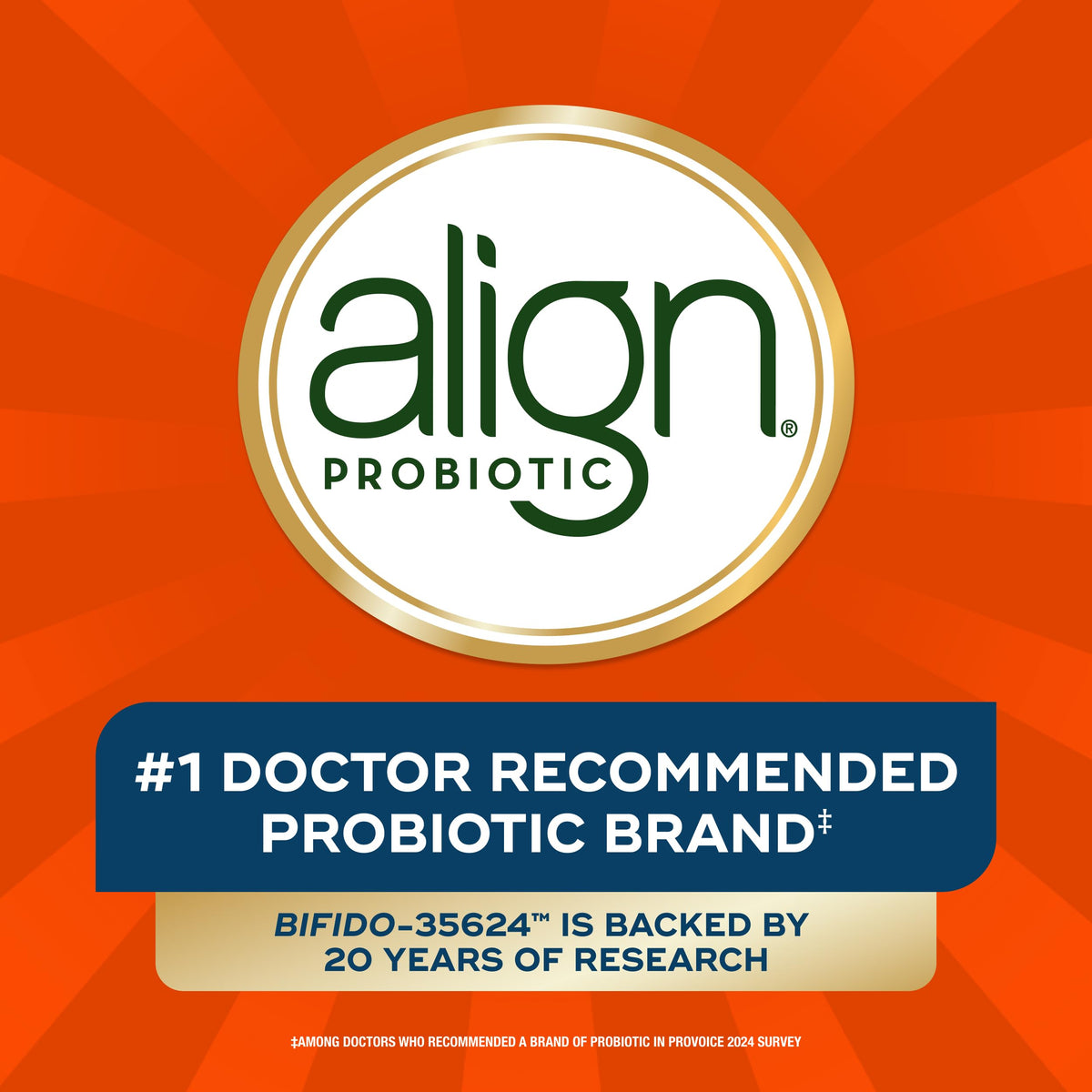 Align Probiotic 70 Milliards CFU 30 Capsules sur une table