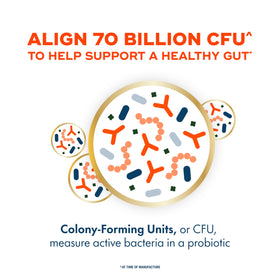Align Probiotic 70 Milliards CFU 30 Capsules vue arrière