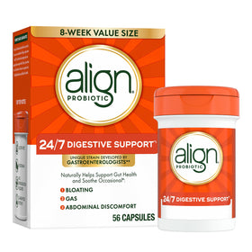 Align Probiotic Capsules 56 unités, vue de face