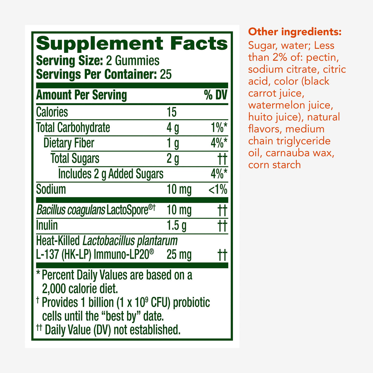 Align Probiotic Gummies 3-en-1 gummies dans un bol