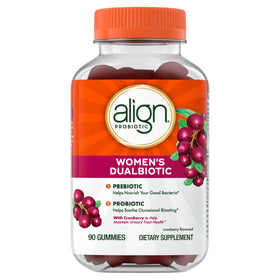 Align Probiotic Gummies pour Femmes, arrière du pot
