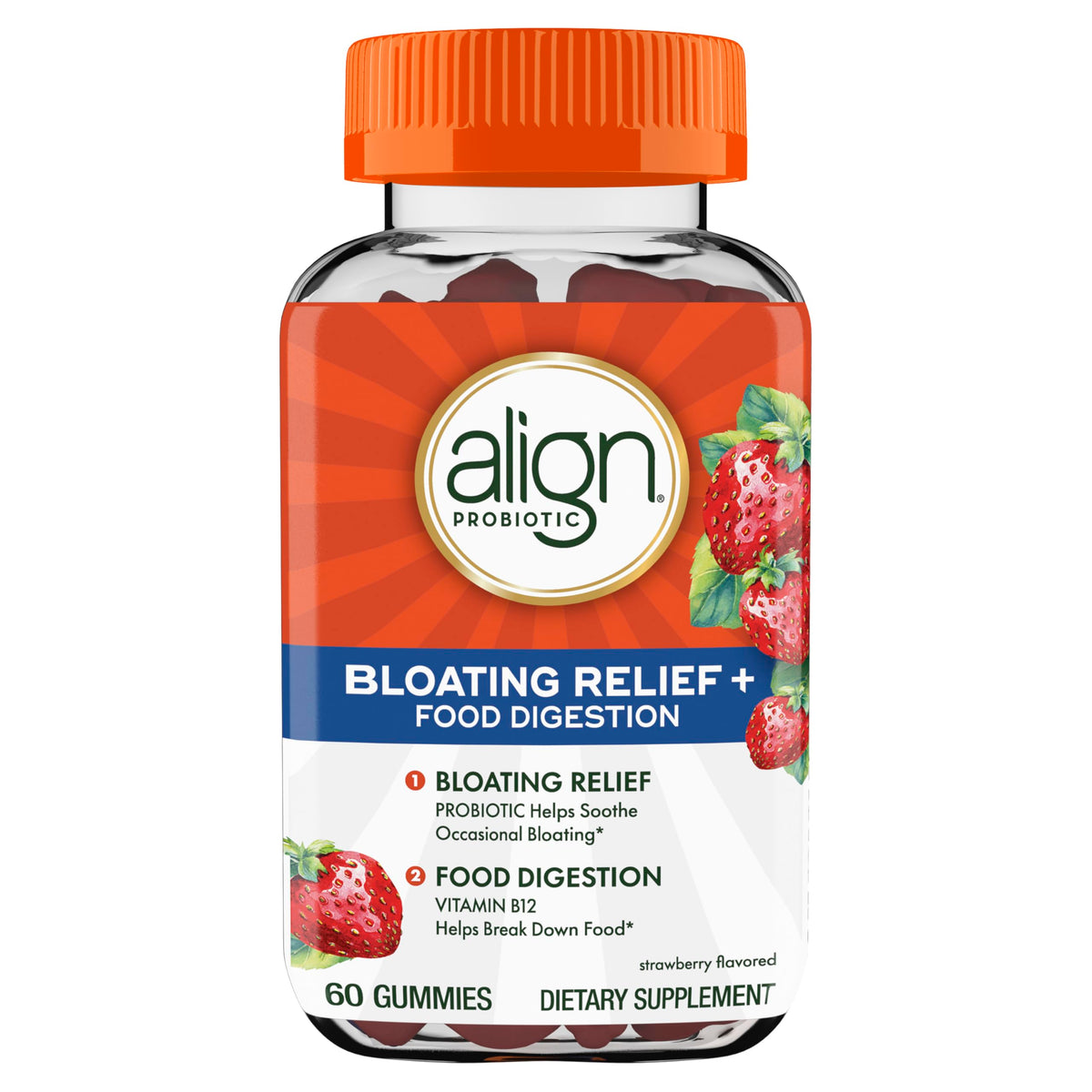 Align Probiotique Gummies 60 unités gummies ouvertes
