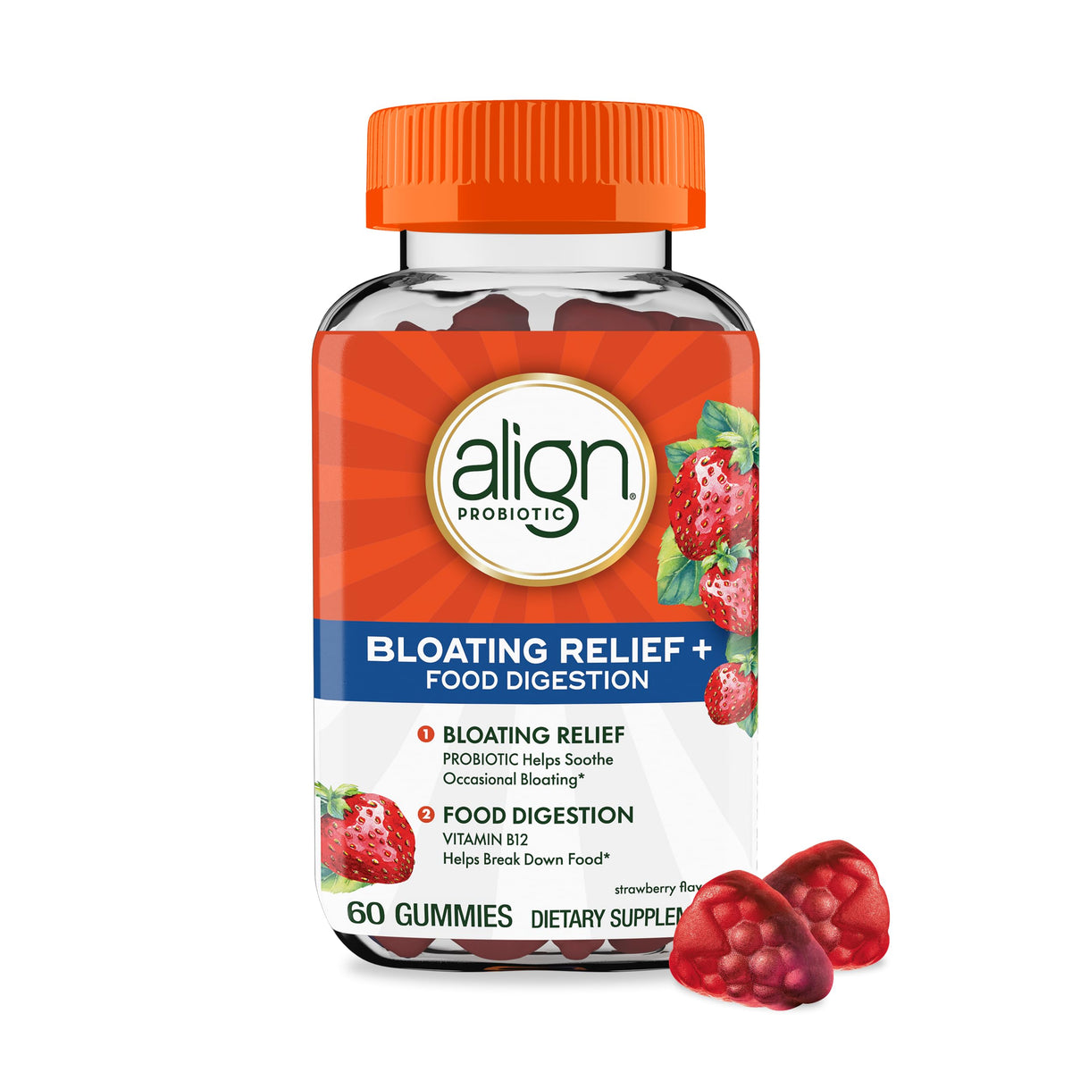 Align Probiotique Gummies 60 unités packaging avant