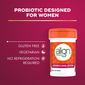 Align Probiotiques Femme Dual Action 42 capsules vue arrière
