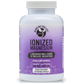 Alkaline for Life Magnésium ionisé 110 mg, 60 capsules, vue avant