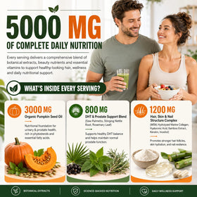 ALLBIZ Huile de Pépin de Citrouille capsules molles en main