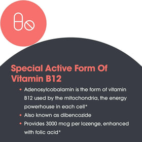 Allergy Research Group B12 Adenosylcobalamin 3000 mcg fiche produit