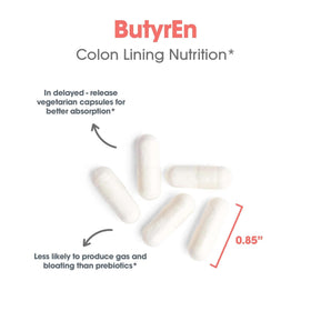 Allergy Research Group ButyrEn 200 mg capsules sur fond blanc