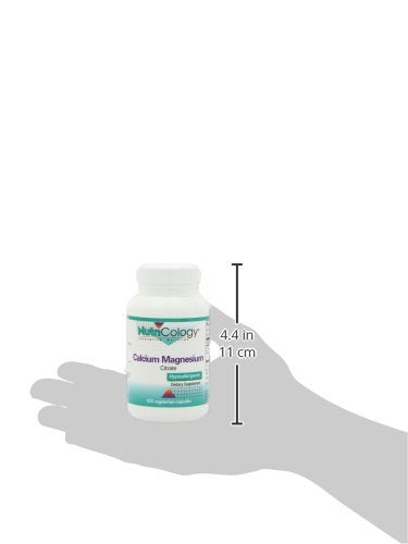 Allergy Research Group Calcium Magnesium Citrate with a glass of water